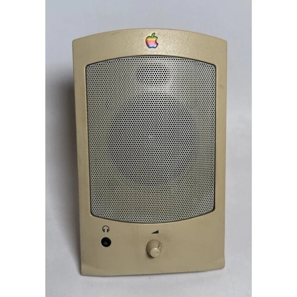 AppleDesign Apple Powered Computer Speakers M6082 UNTESTED
